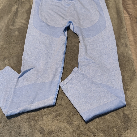 PINK Victoria's Secret Blue Leggings - Picture 2 of 5